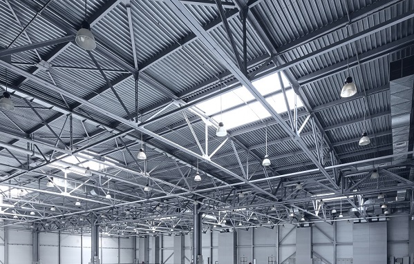 magazzino Riscaldamento temporaneo per il magazzino di una fabbrica