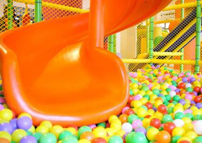 palline Noleggio di un sistema di ventilazione per un’area giochi ed eventi