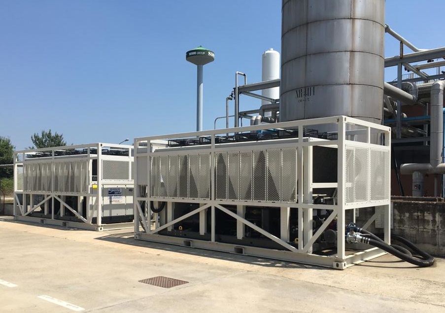 chiller chimico Noleggio chiller per un’azienda chimica