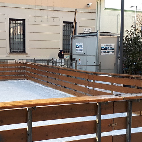 Chiller Nolo Climat per la creazione di piste di pattinaggio