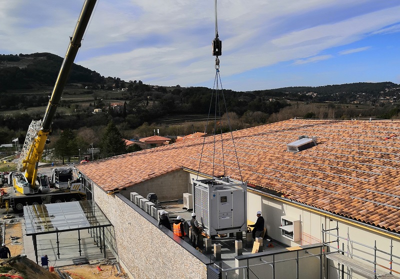 hpac-90-supermercato Climatizzazione ad alta capacità per un supermercato