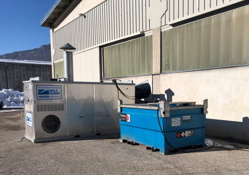 Noleggio riscaldamento per un’azienda manifatturera di Belluno