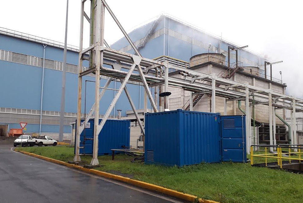 Noleggio caldaie a metano da 500 kW per un acciaieria