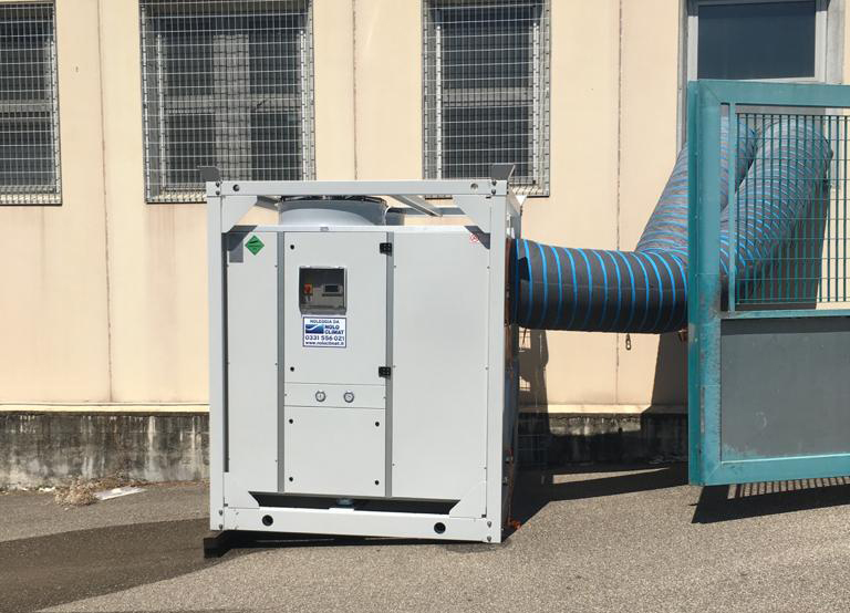 Soluzioni di raffreddamento: noleggio chiller, condizionatori rooftop e unità di trattamento aria