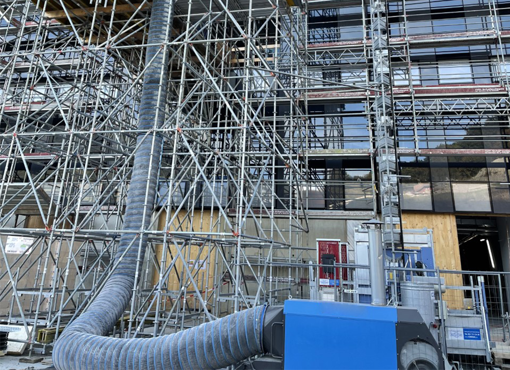 Edilizia e cantieri: noleggio riscaldamento durante l’inverno