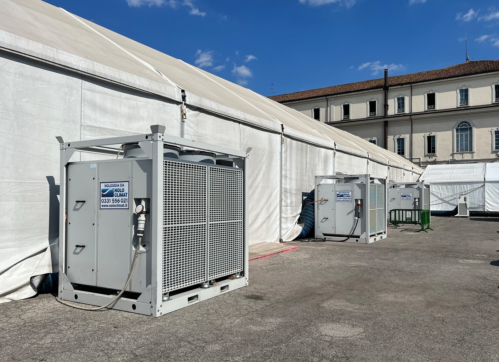 Una location, due show, sei condizionatori HPAC: eccoci al lavoro per la Milano Fashion Week