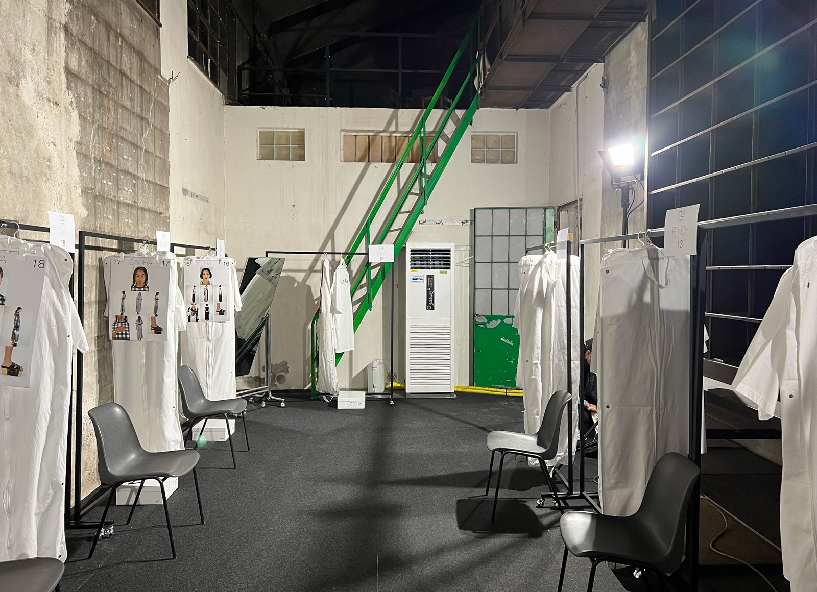 Sfilate milanesi: chiller e riscaldatori Nolo Climat assistono nel dietro le quinte