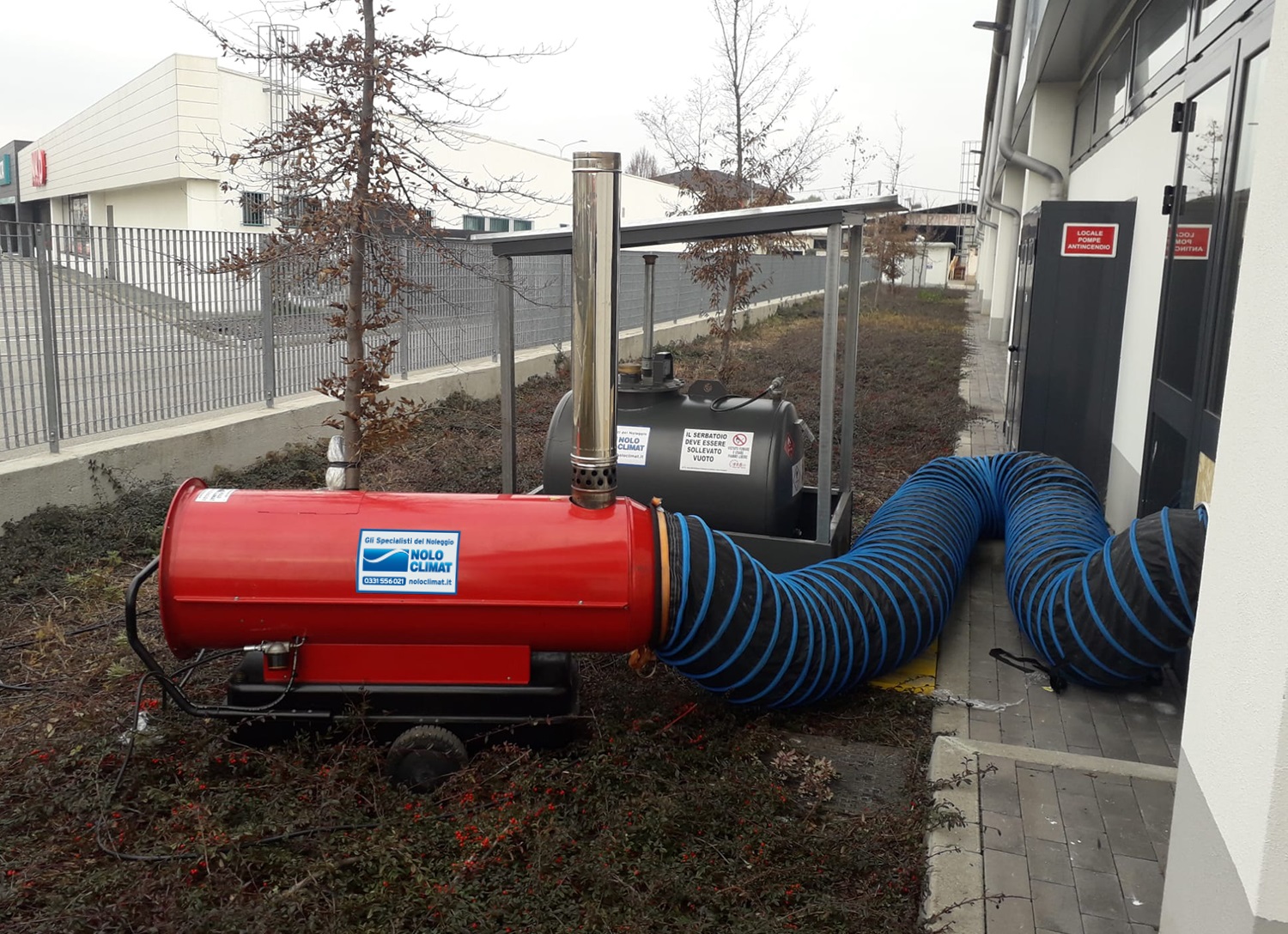 Nota catena di supermercati ci affida il riscaldamento durante l’inverno