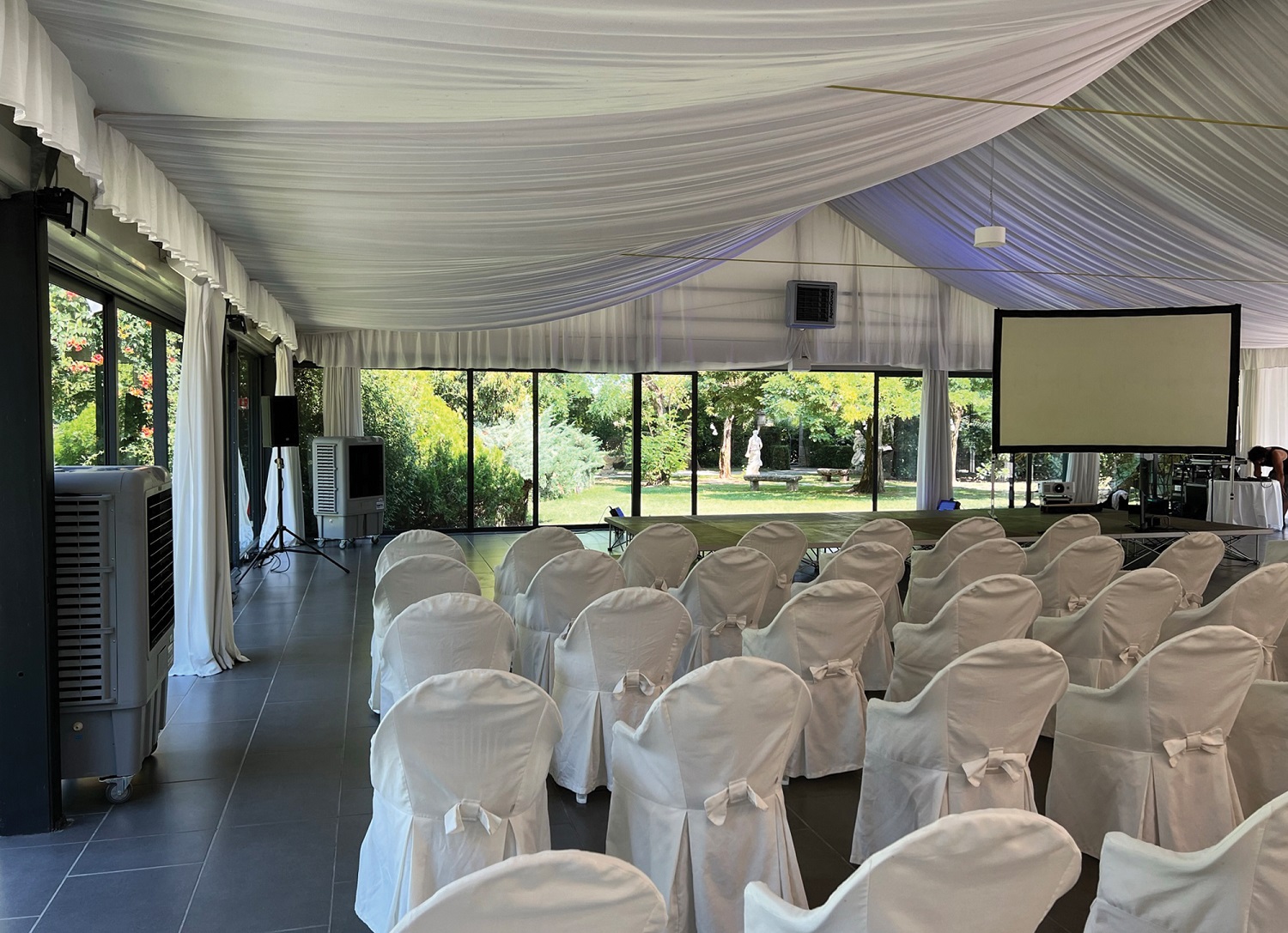 Noleggio condizionatori per eventi e tendostrutture