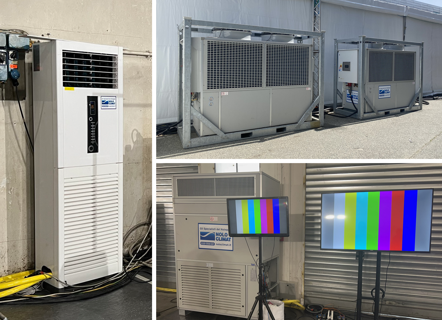 Noleggio condizionatori per eventi e tendostrutture