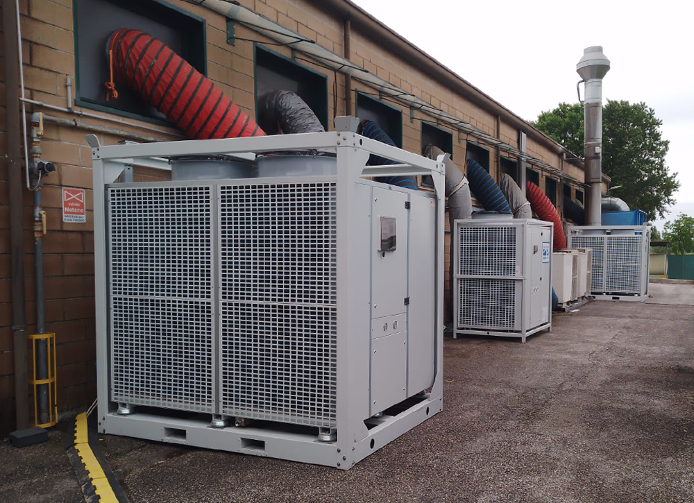 Condizionatori rooftop climatizzano due siti industriali in provincia di Padova