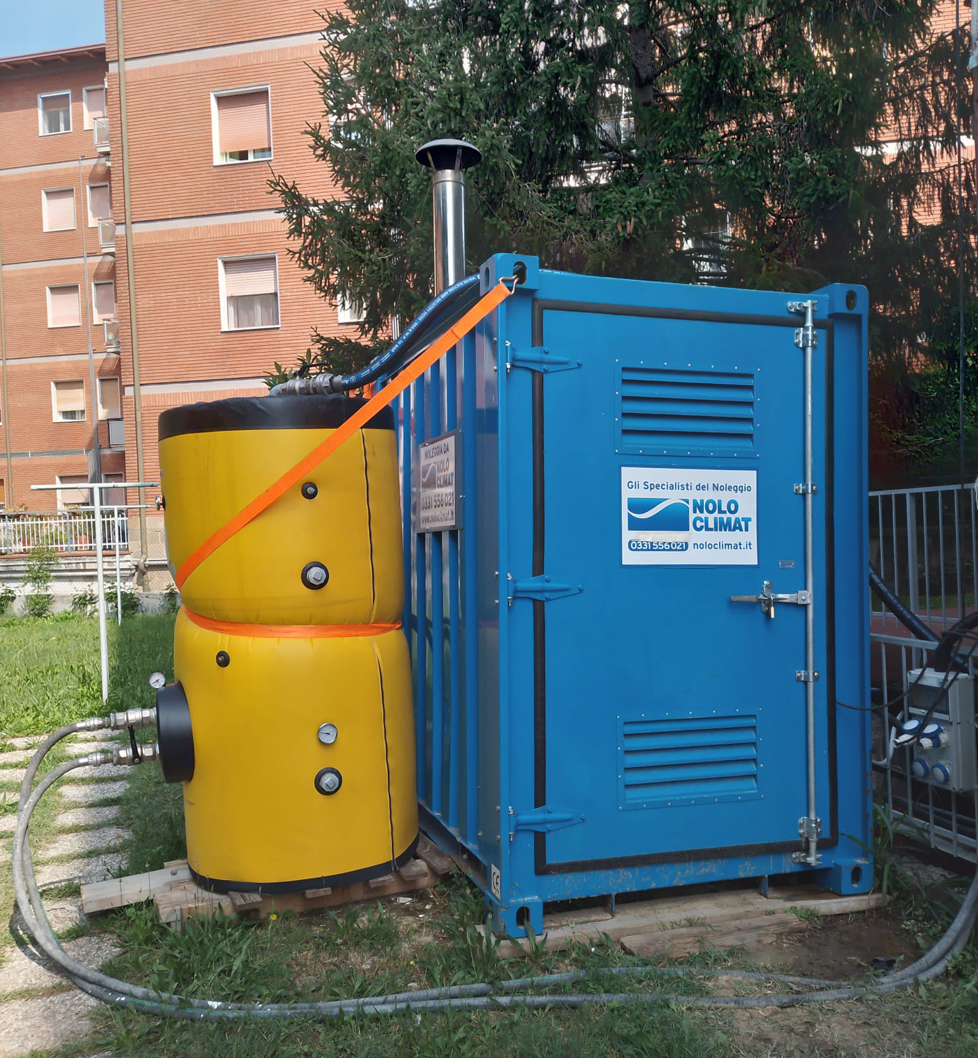 Caldaie in estate? Perché no! Acqua calda sanitaria garantita per 38 appartamenti