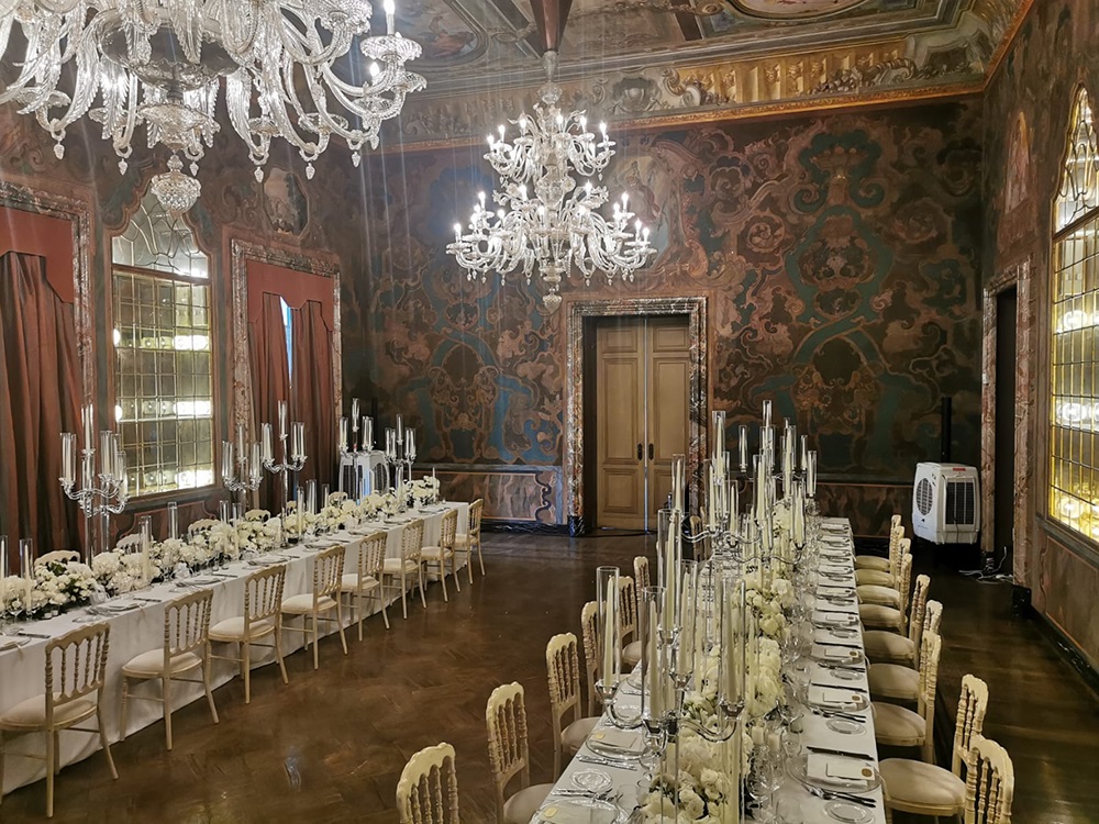 Eventi, cerimonie e matrimoni in villa: come climatizzare con stile