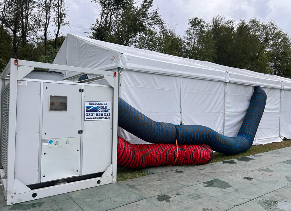 Climatizzazione di aree tecniche: i nostri HPAC in azione durante un concerto