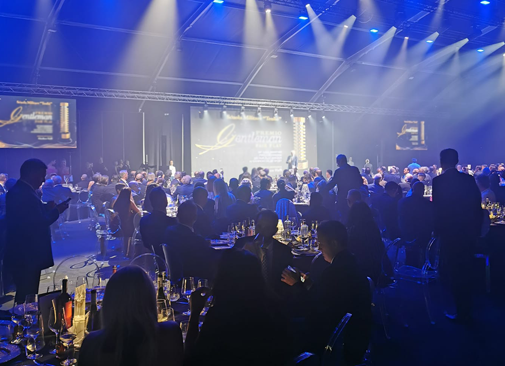 Nolo Climat condiziona una prestigiosa premiazione del calcio italiano ed internazionale