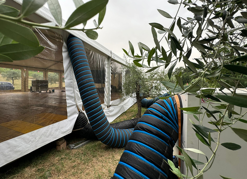 Climatizzazione per il cinquantesimo anniversario di un’associazione toscana