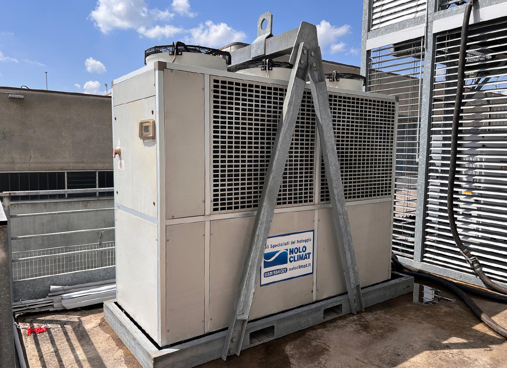 Noleggio chiller per uno stabilimento industriale della provincia di Brescia